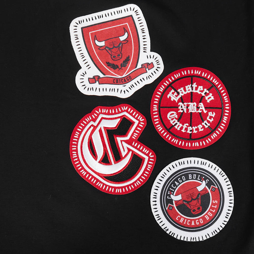 NBA CHICAGO BULLS DIY PICK STITCH MEN'S SINGLE JERSEY TEE (BLACK) - Image 6