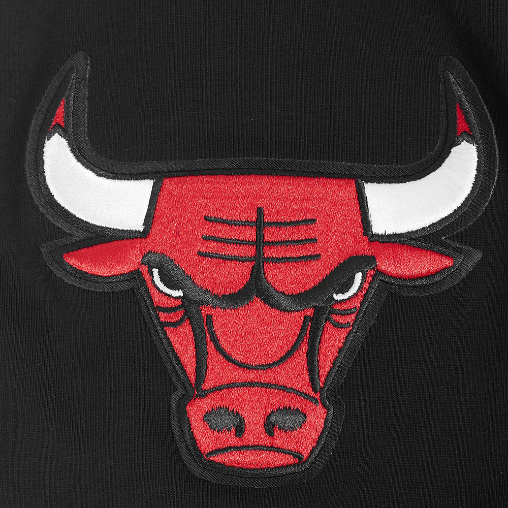 NBA CHICAGO BULLS RETRO ELEVATION MEN'S SINGLE JERSEY TEE (BLACK) - Image 5
