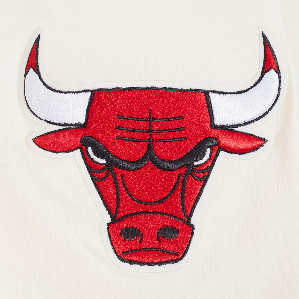 NBA CHICAGO BULLS ECHO LOGO MEN'S SINGLE JERSEY TEE (EGGSHELL) - Image 6