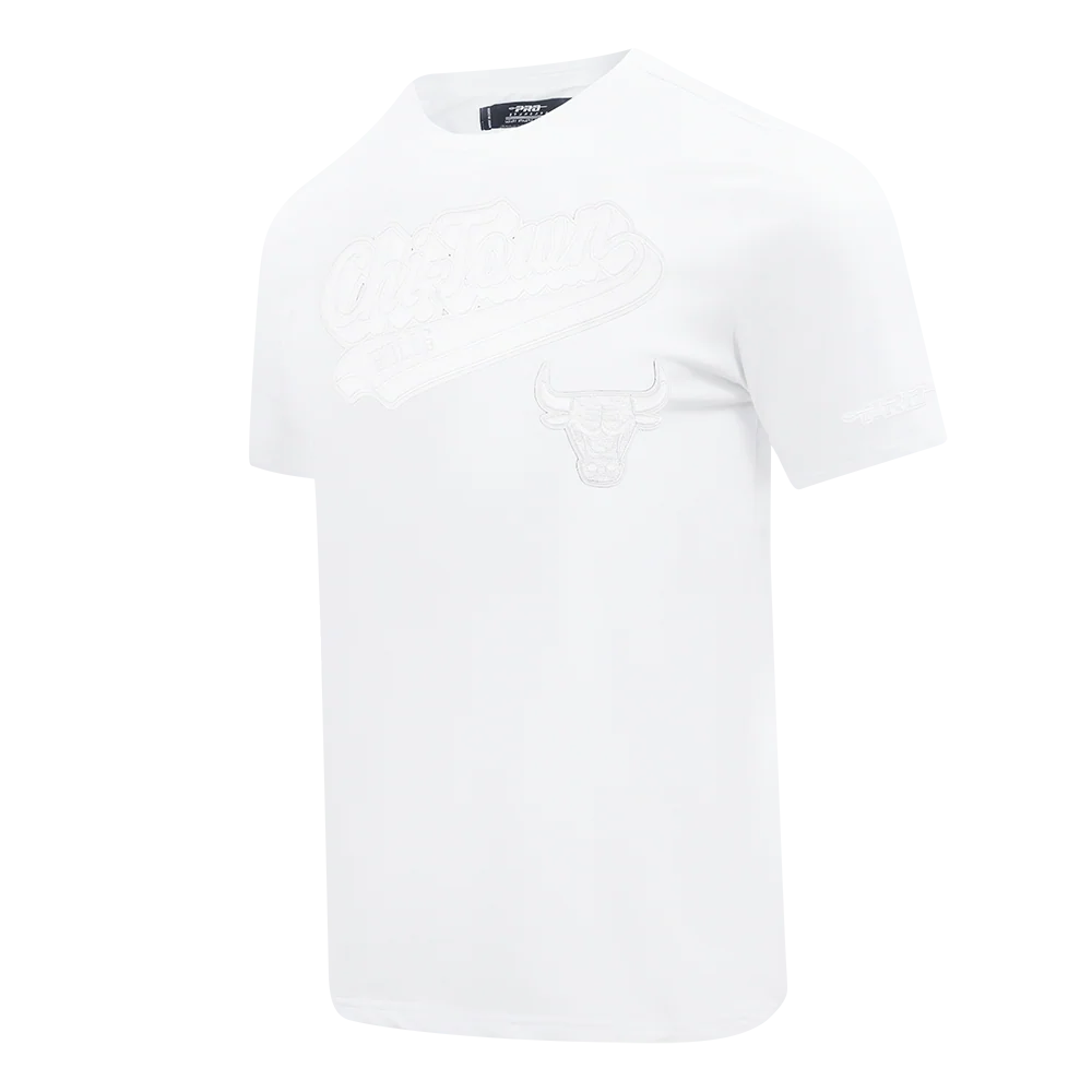 NBA CHICAGO BULLS WHITE OUT MEN'S SINGLE JERSEY TEE (WHITE) - Image 2