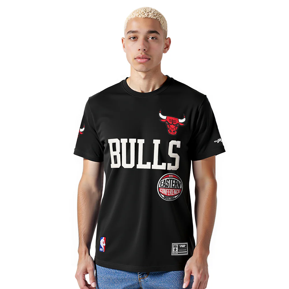 NBA CHICAGO BULLS MODERN ORIGINALS MEN'S SJ TEE (BLACK)