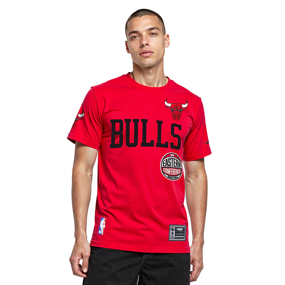 NBA CHICAGO BULLS MODERN ORIGINALS MEN'S SJ TEE (RED)