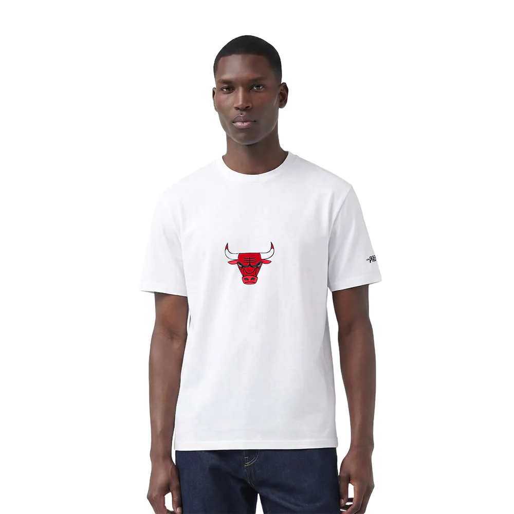 NBA CHICAGO BULLS LIVING LARGE MEN'S CJ DROP SHOULDER TEE (WHITE)