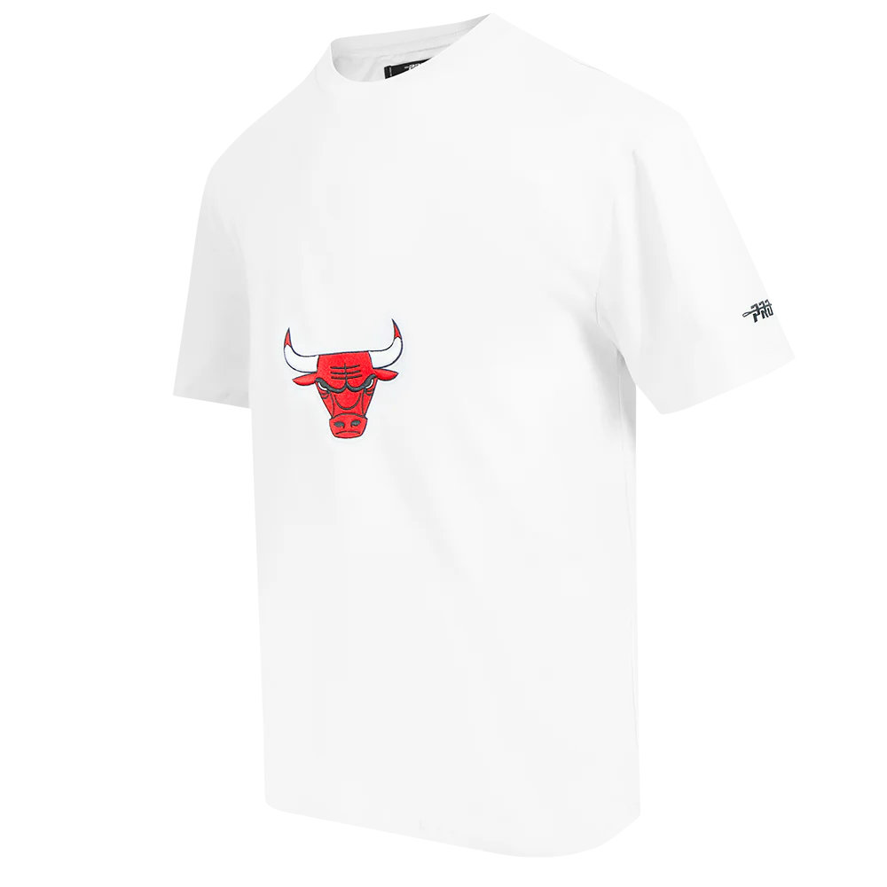 NBA CHICAGO BULLS LIVING LARGE MEN'S CJ DROP SHOULDER TEE (WHITE) - Image 3