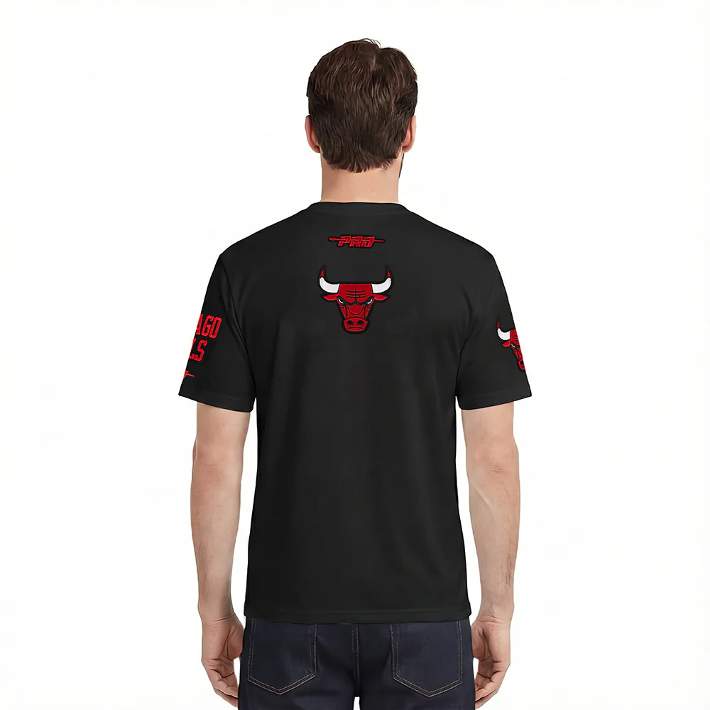 NBA CHICAGO BULLS CITY ARCH MEN'S SJ TEE (BLACK) - Image 2