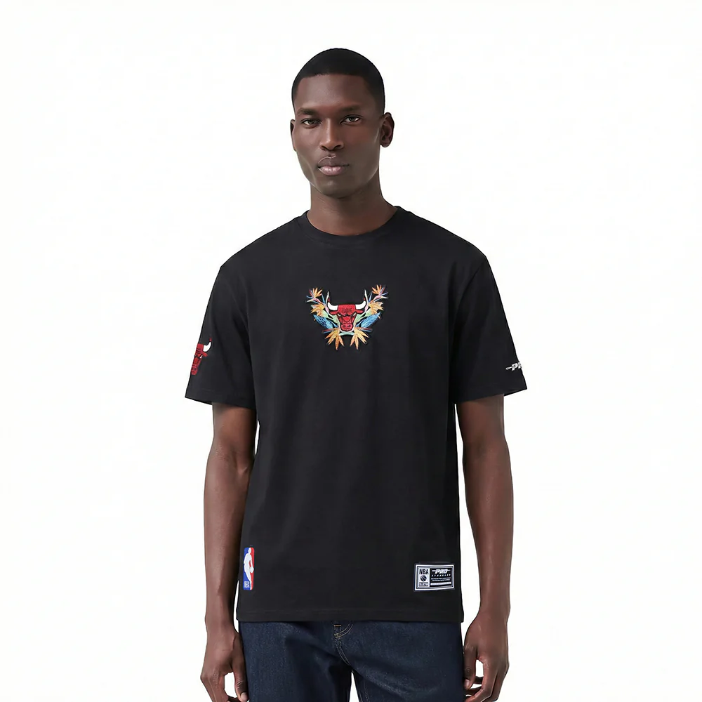 NBA CHICAGO BULLS PARADISE MEN'S S/S TEE (BLACK)