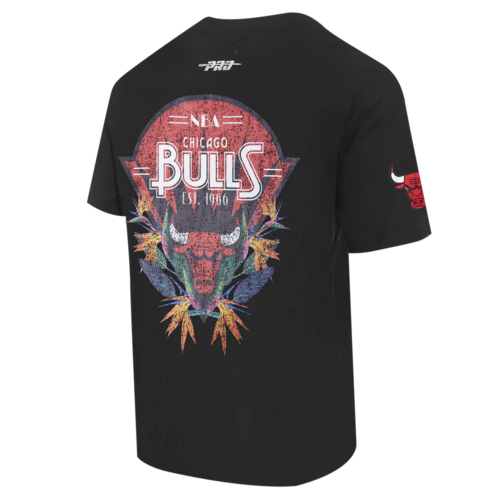 NBA CHICAGO BULLS PARADISE MEN'S S/S TEE (BLACK) - Image 6