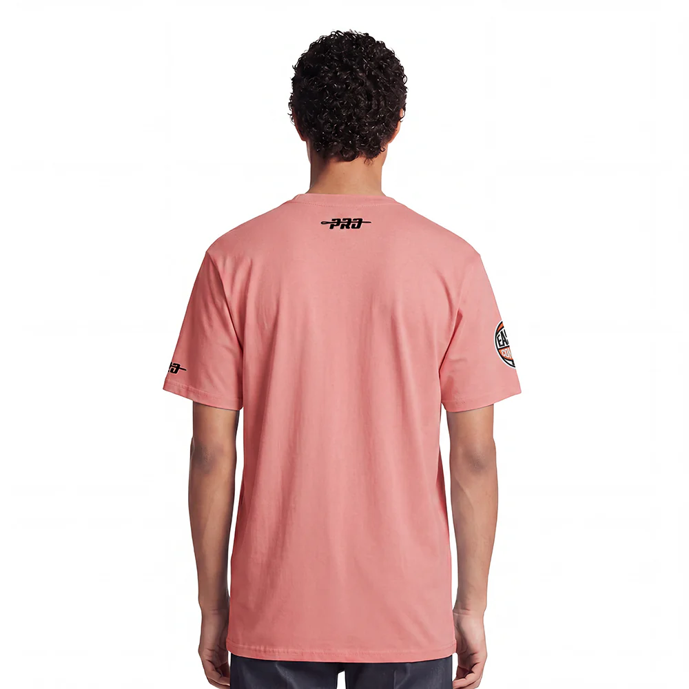 NBA CHICAGO BULLS  STAMPED MEN'S S/S TEE (DUSTY PINK) - Image 2