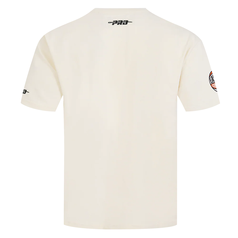 NBA CHICAGO BULLS  STAMPED MEN'S S/S TEE (EGGSHELL) - Image 5