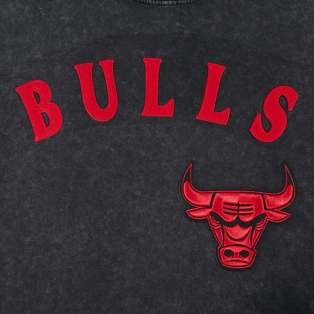 NBA CHICAGO BULLS FIRST TEAM MEN'S S/S TEE (WASHED BLACK) - Image 5
