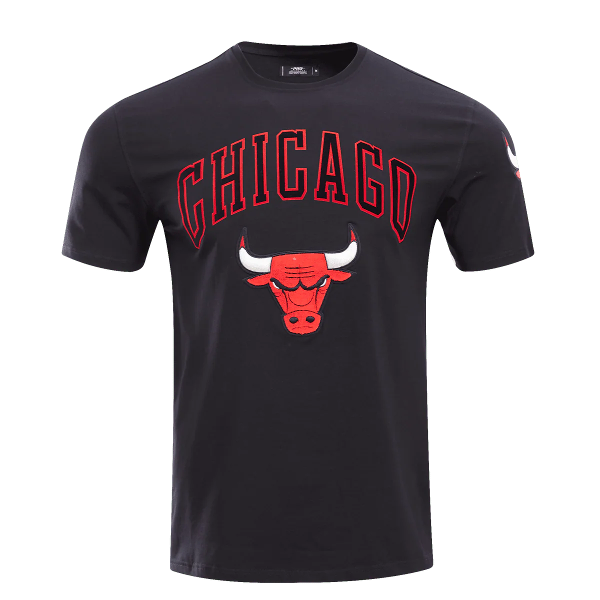 NBA CHICAGO BULLS CLASSIC BRISTLE MEN'S TEE (BLACK)