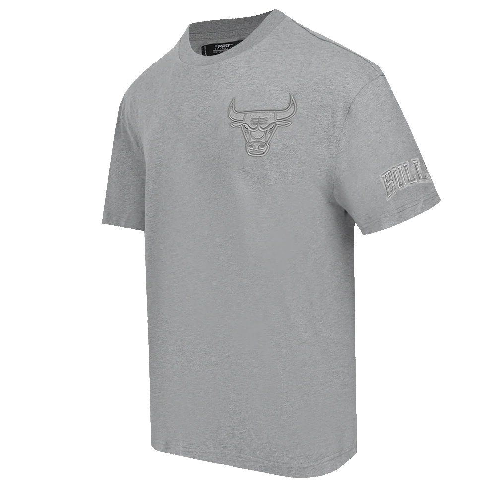 NBA CHICAGO BULLS NEUTRAL MEN'S DROP SHOULDER TEE (DARK HEATHER GRAY) - Image 2