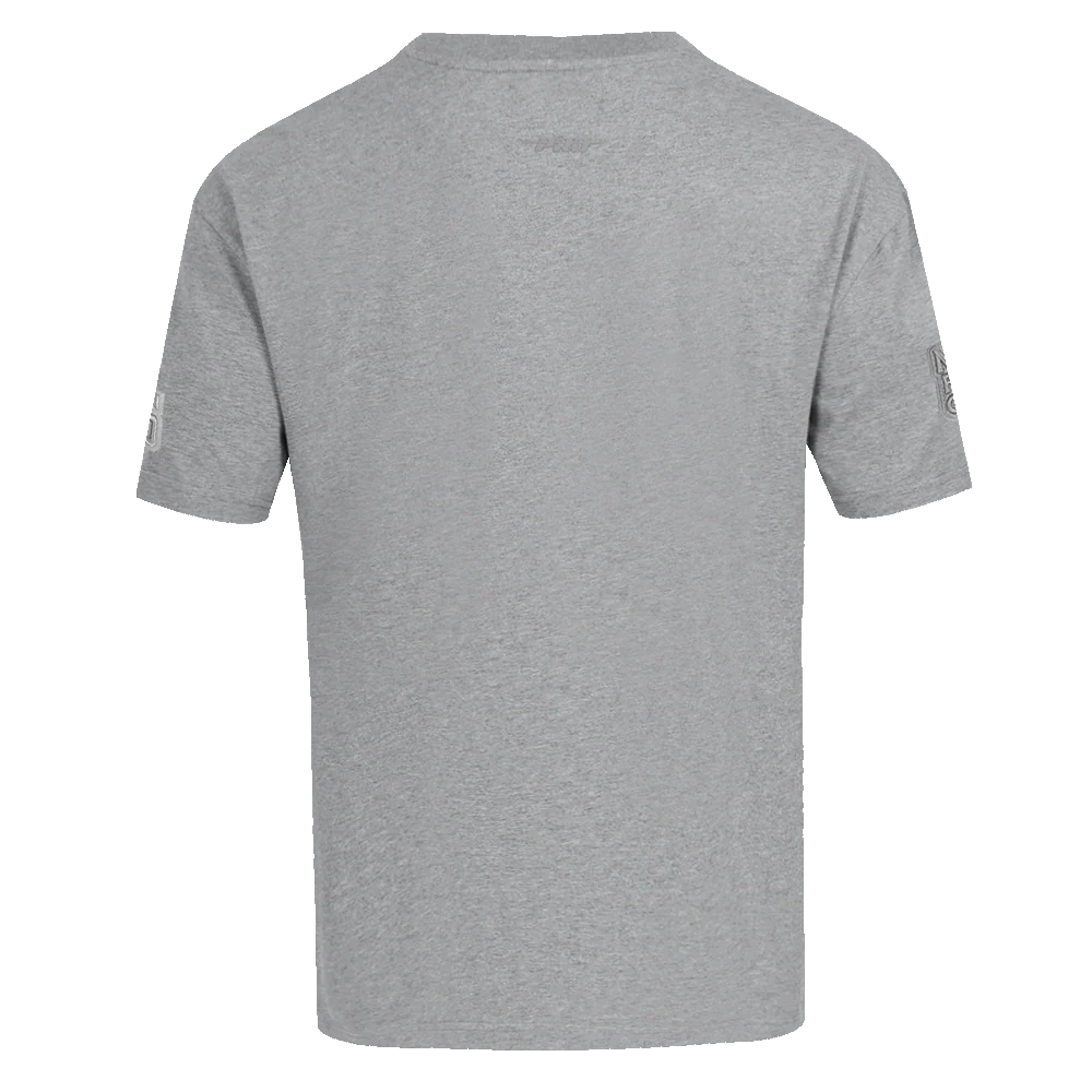 NBA CHICAGO BULLS NEUTRAL MEN'S DROP SHOULDER TEE (DARK HEATHER GRAY) - Image 3