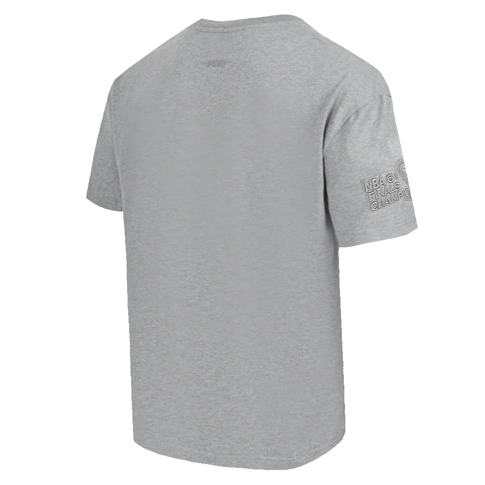 NBA CHICAGO BULLS NEUTRAL MEN'S DROP SHOULDER TEE (DARK HEATHER GRAY) - Image 4