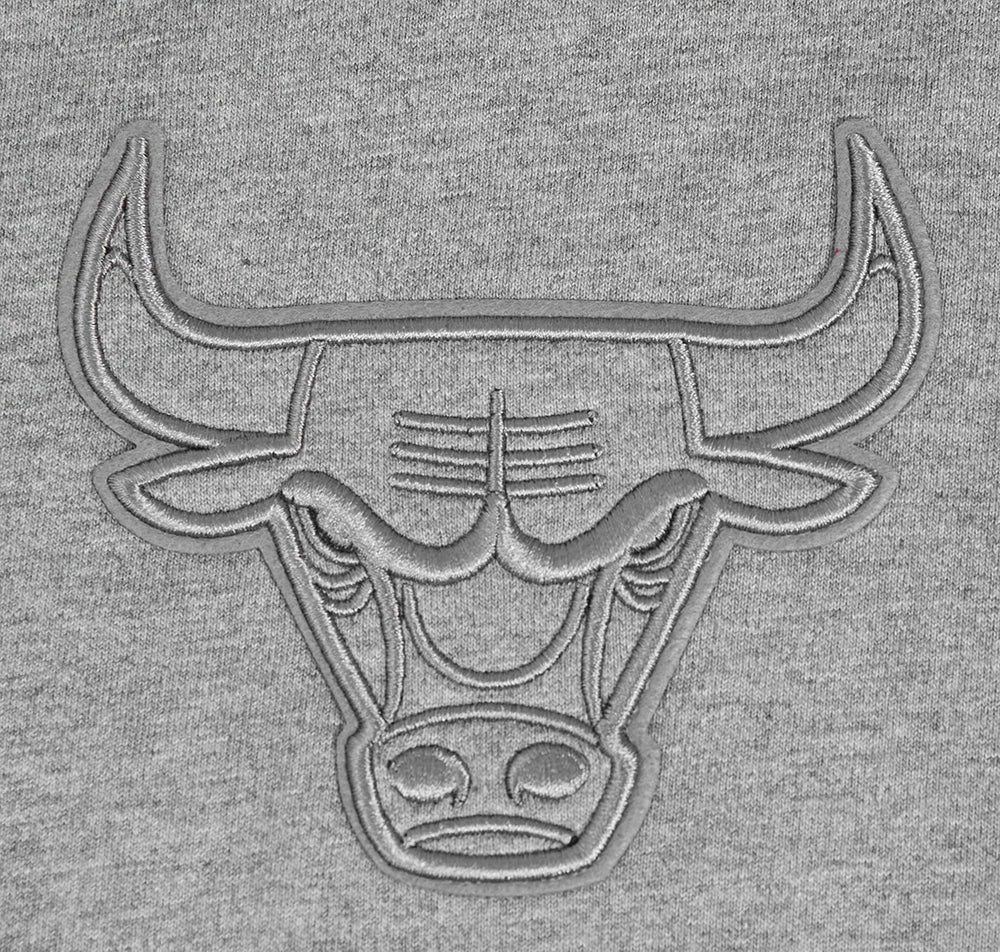 NBA CHICAGO BULLS NEUTRAL MEN'S DROP SHOULDER TEE (DARK HEATHER GRAY) - Image 5