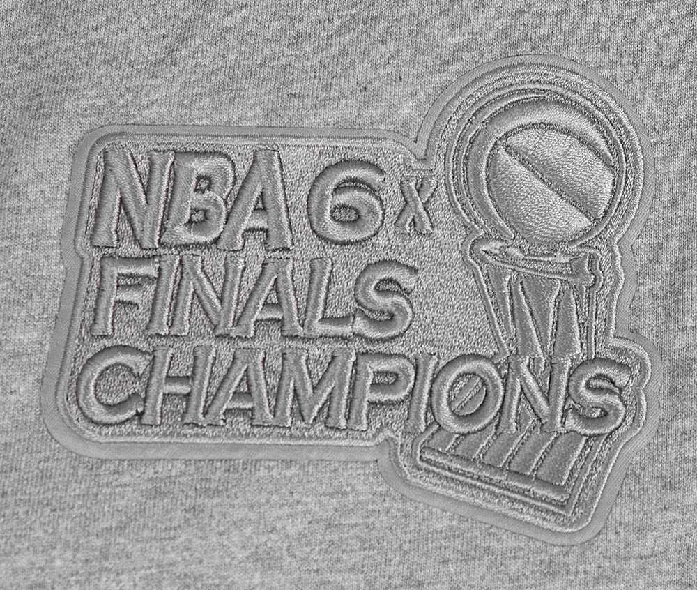 NBA CHICAGO BULLS NEUTRAL MEN'S DROP SHOULDER TEE (DARK HEATHER GRAY) - Image 6