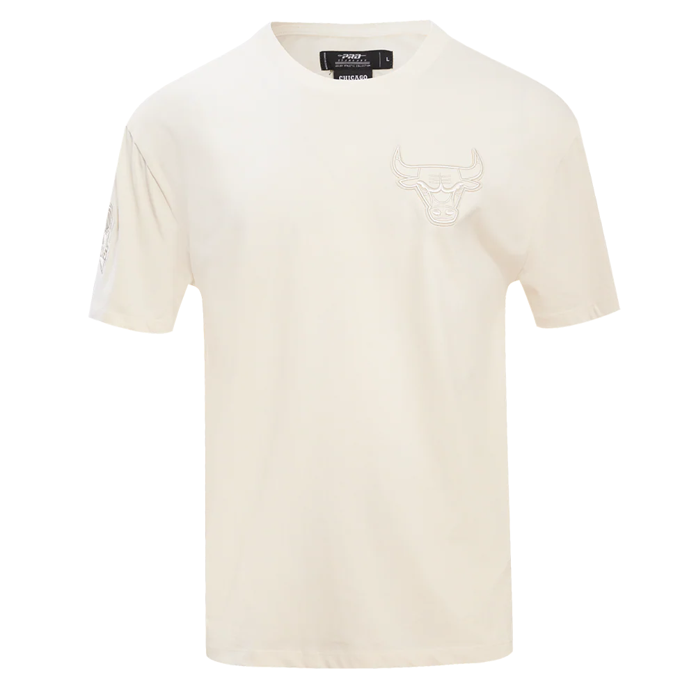 NBA CHICAGO BULLS NEUTRAL DROP SHOULDER MEN'S TEE (EGGSHELL) - Image 3