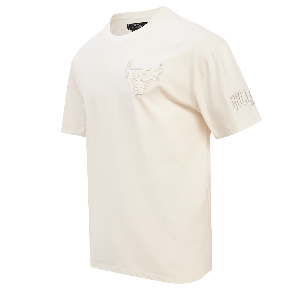 NBA CHICAGO BULLS NEUTRAL DROP SHOULDER MEN'S TEE (EGGSHELL) - Image 4