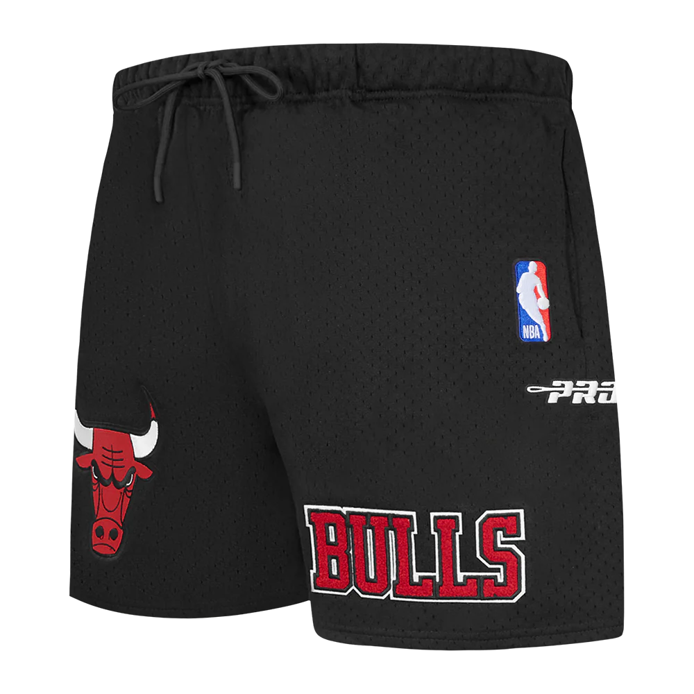 NBA CHICAGO BULLS SOUVENIR MEN'S MESH SHORT (BLACK)