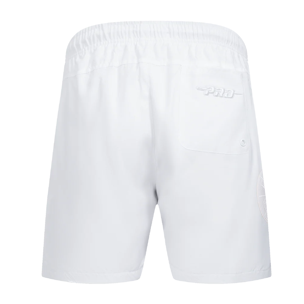 NBA CHICAGO BULLS WHITE OUT MEN'S WOVEN SHORT (WHITE) - Image 4