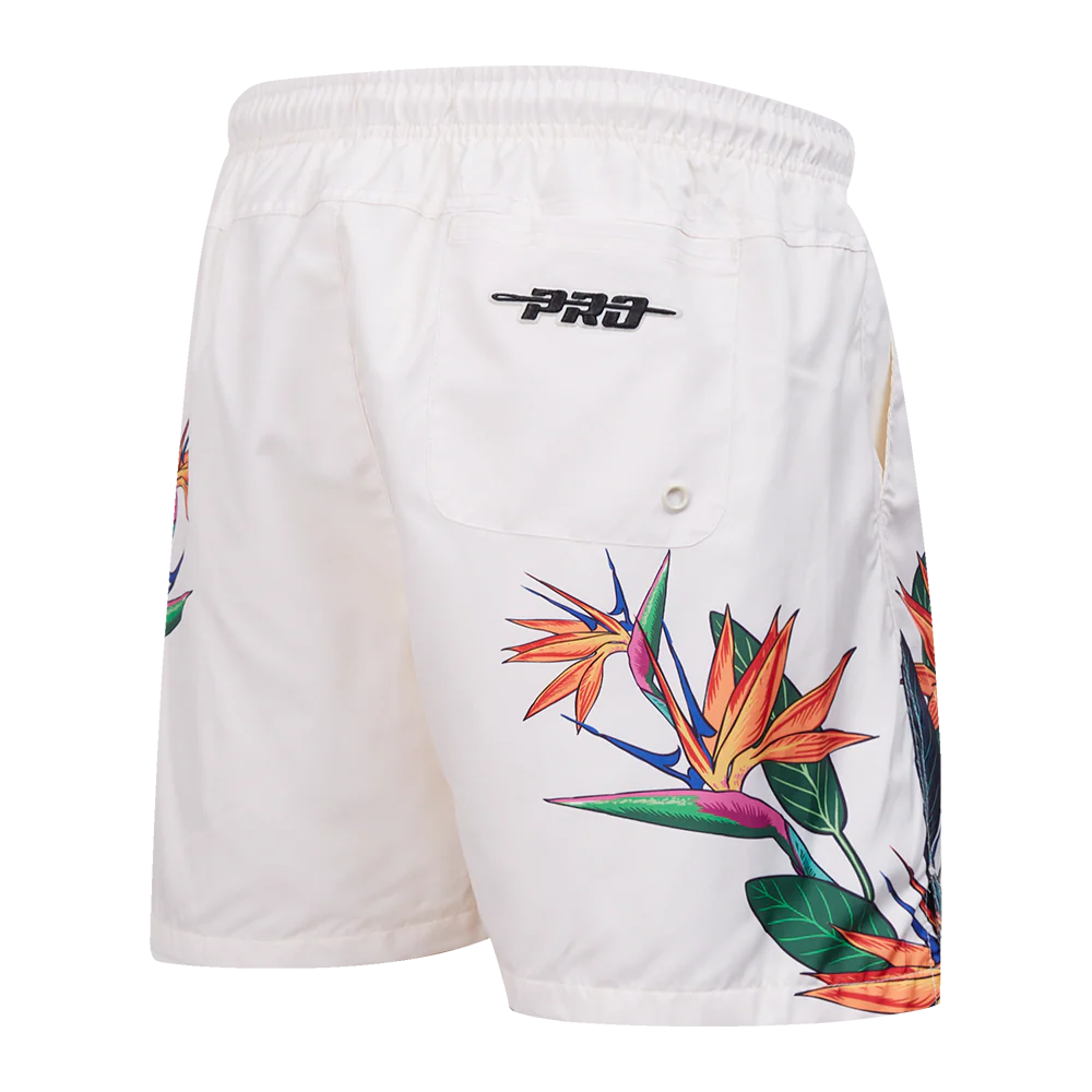 NBA CHICAGO BULLS PARADISE MEN'S WOVEN SHORT (EGGSHELL) - Image 4
