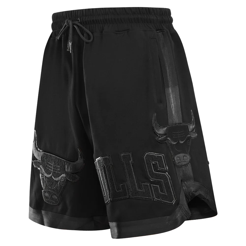 NBA CHICAGO BULLS TRIPLE BLACK PRO TEAM MEN'S SHORT (BLACK) - Image 5