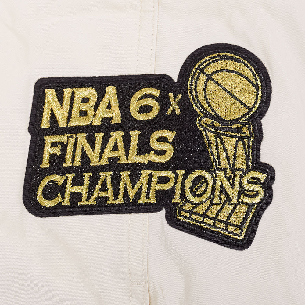 NBA CHICAGO BULLS CLASSIC MEN'S WOVEN SHORT (EGGSHELL) - Image 5