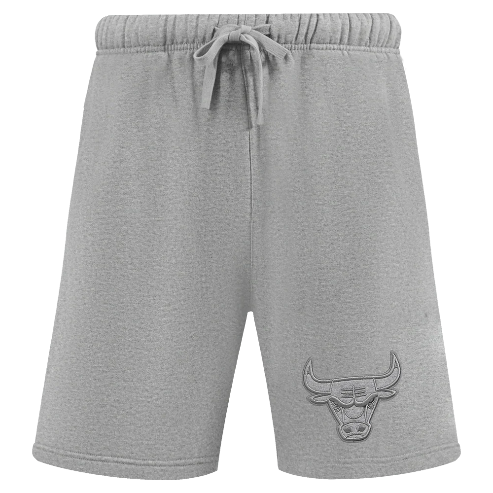 NBA CHICAGO BULLS NEUTRAL MEN'S SHORT (DARK HEATHER GRAY) - Image 2