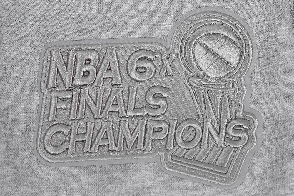 NBA CHICAGO BULLS NEUTRAL MEN'S SHORT (DARK HEATHER GRAY) - Image 6
