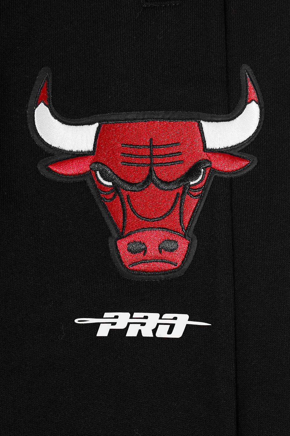 NBA CHICAGO BULLS SCRIPT TAIL MEN'S RIB FLEECE SWEATPANT (BLACK/RED/BLACK) - Image 5