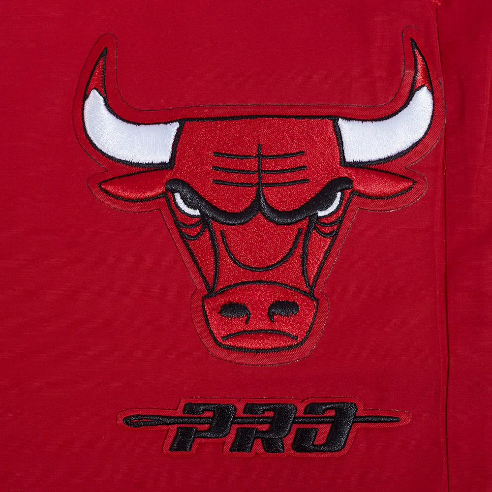 NBA CHICAGO BULLS CLASSIC WIND SUIT MEN'S WOVEN PANT (RED) - Image 5