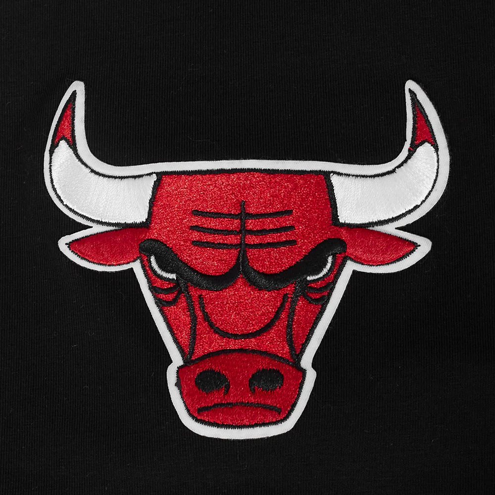 NBA CHICAGO BULLS CITY RANSOM MEN'S RIB FLC PO HOODIE (BLACK/RED/BLACK) - Image 8