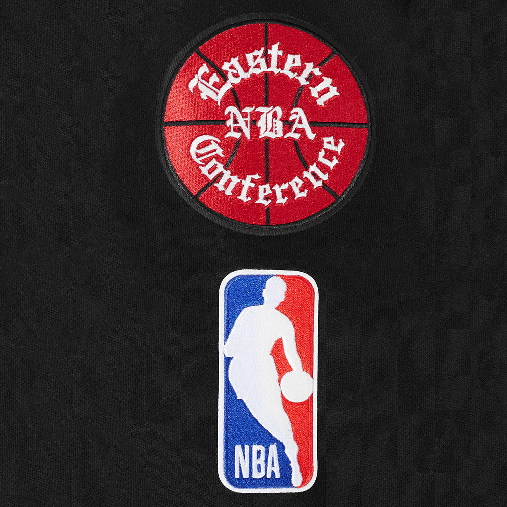 NBA CHICAGO BULLS BEST OF MEN'S DROP SHOULDER FLC CREWNECK (BLACK) - Image 8