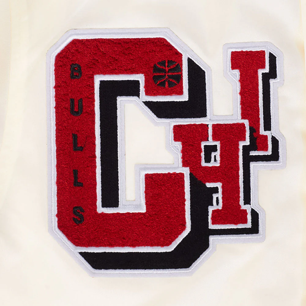 NBA CHICAGO BULLS BEST OF MEN'S DROP SHOULDER FLC PO HOODIE (EGGSHELL) - Image 8