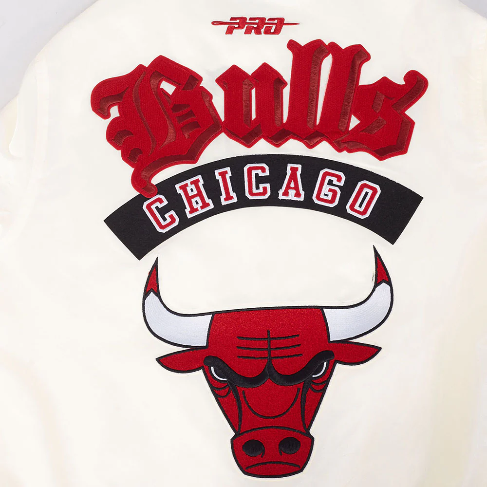 NBA CHICAGO BULLS BEST OF MEN'S DROP SHOULDER FLC PO HOODIE (EGGSHELL) - Image 9