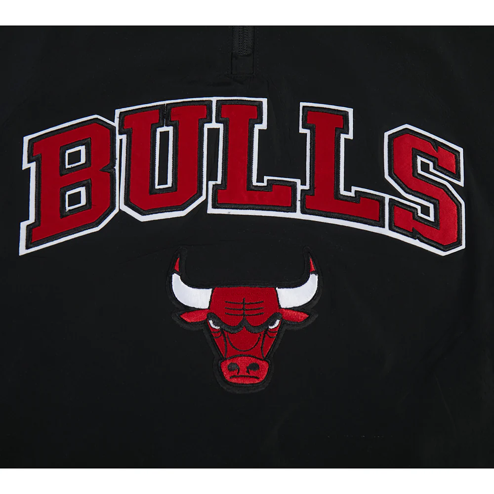 NBA CHICAGO BULLS PRE GAME MEN'S JACKET (BLACK) - Image 7
