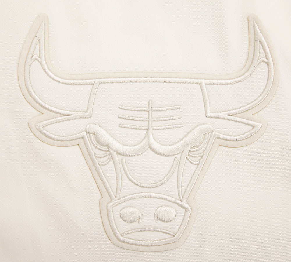 NBA CHICAGO BULLS NEUTRAL TWILL JACKET (EGGSHELL) - Image 7