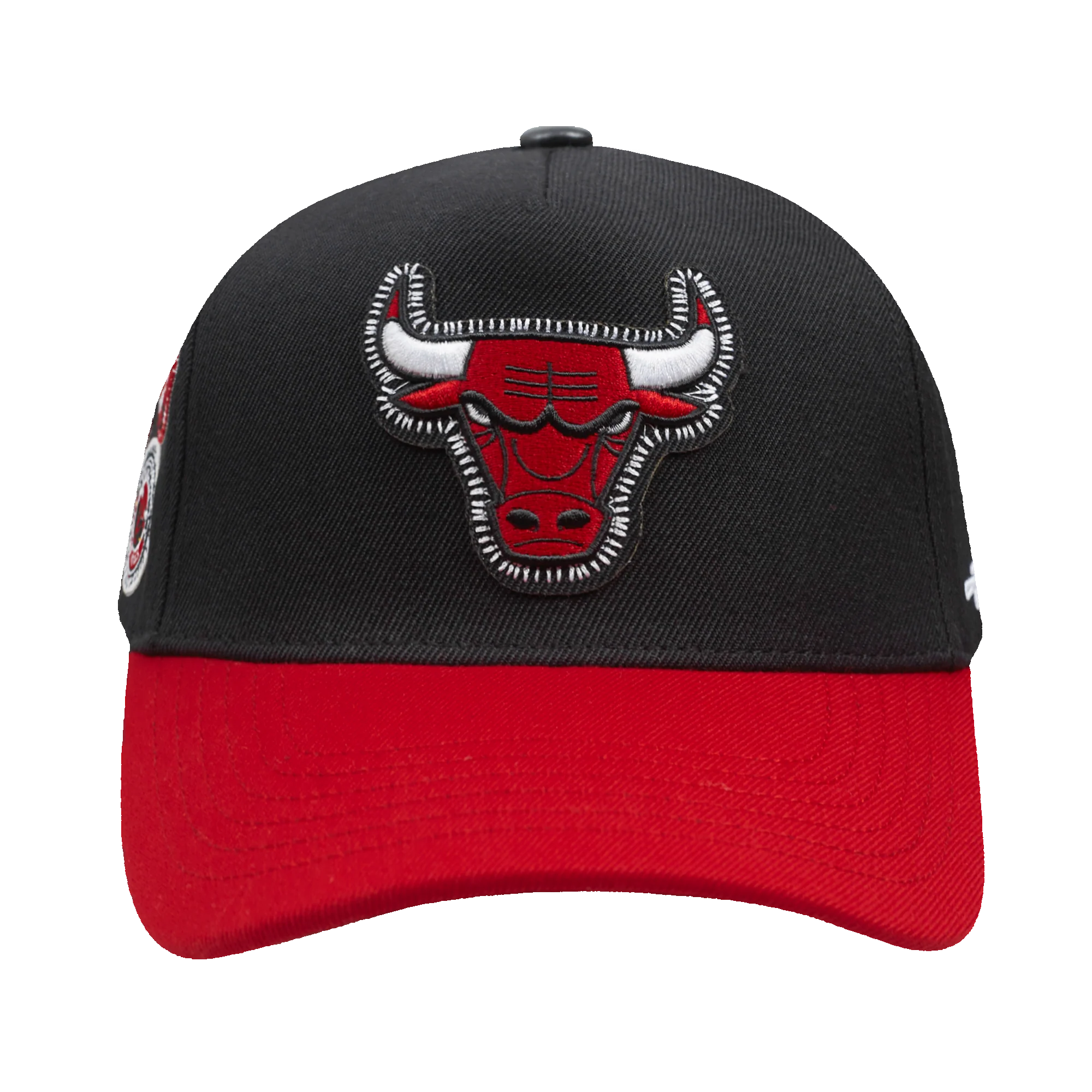 NBA CHICAGO BULLS DIY PICK STITCH PINCH FRONT SNAPBACK HAT (BLACK)