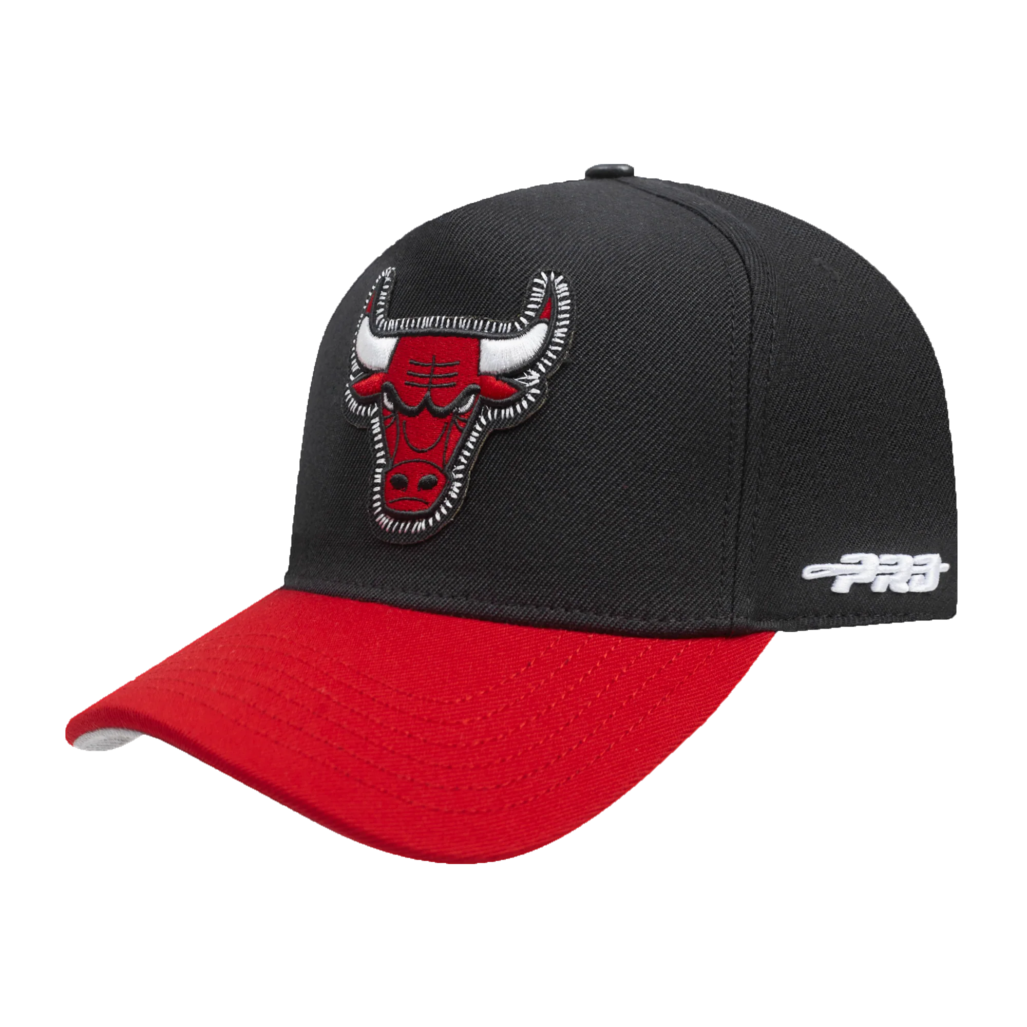 NBA CHICAGO BULLS DIY PICK STITCH PINCH FRONT SNAPBACK HAT (BLACK) - Image 2