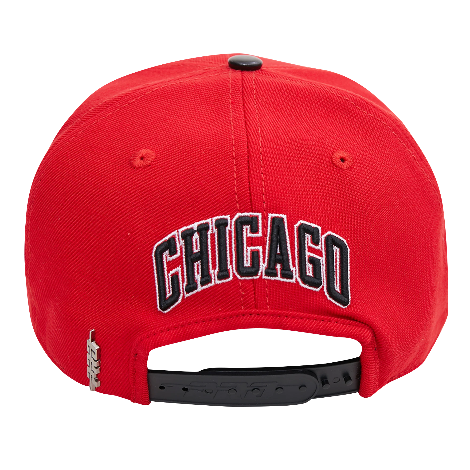 NBA CHICAGO BULLS CITY DOUBLE FRONT LOGO SNAPBACK HAT (RED) - Image 4