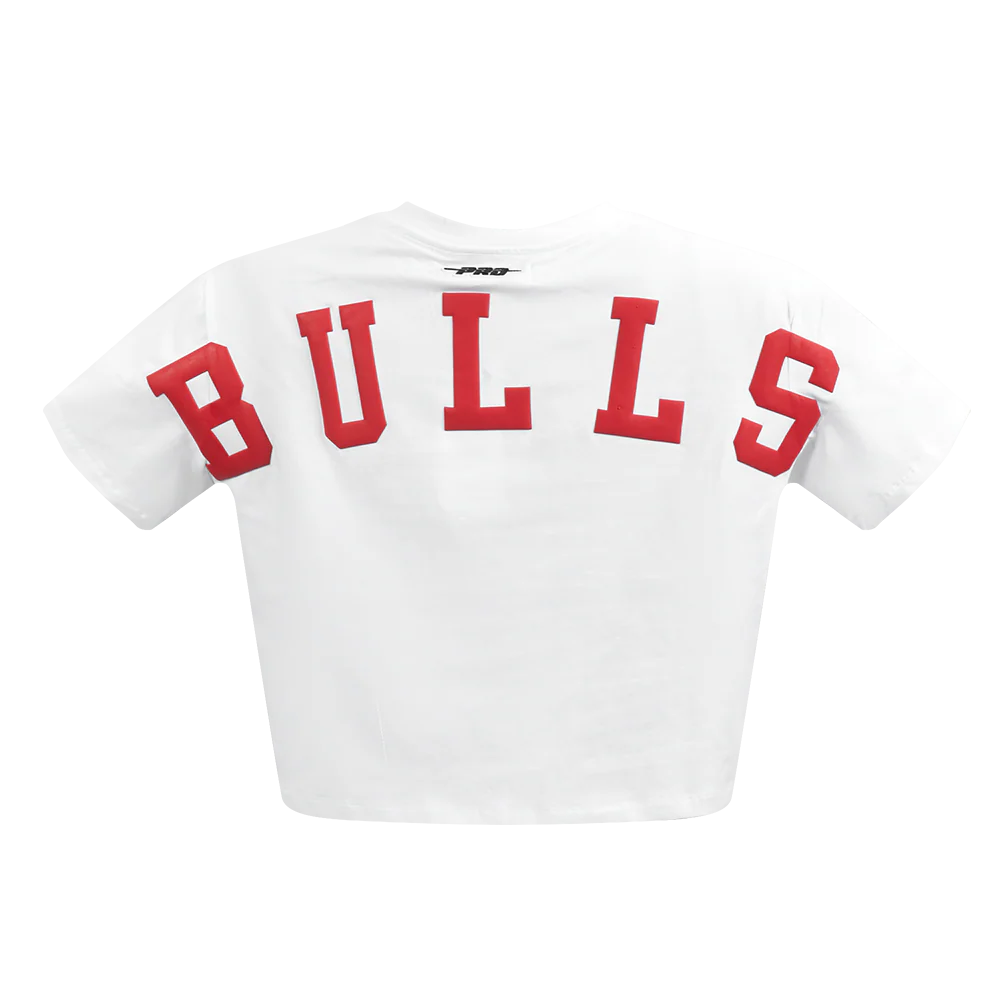 NBA CHICAGO BULLS WINGSPAN WOMEN'S SJ BOXY TEE (WHITE) - Image 7