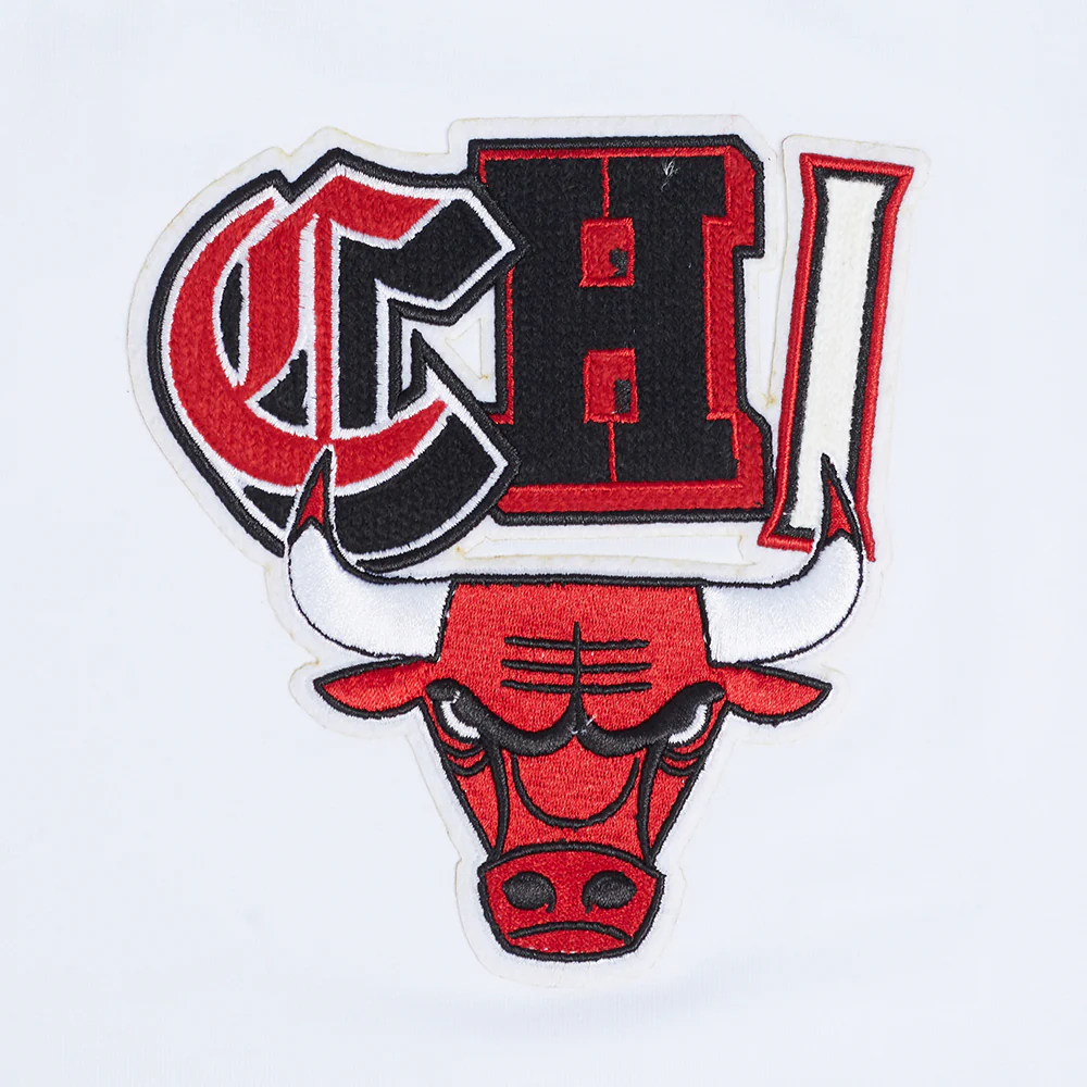 NBA CHICAGO BULLS CITY RANSOM WOMEN'S SINGLE JERSEY BOXY TEE (WHITE) - Image 6