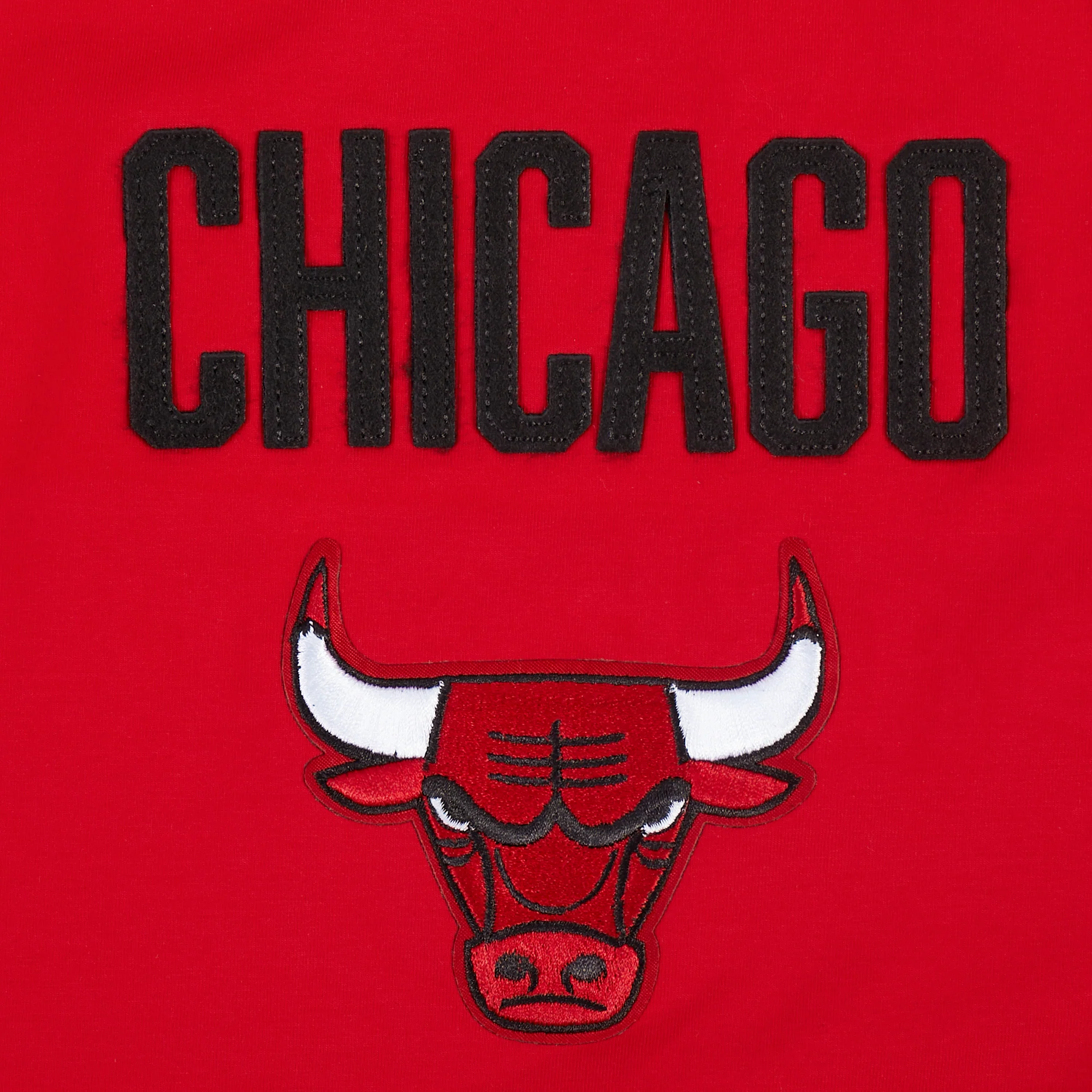 NBA CHICAGO BULLS MODERN ORIGINALS WOMEN'S SJ BOXY TEE (RED) - Image 7