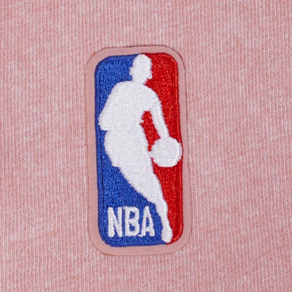 NBA CHICAGO BULLS WASHED JEWELS WOMEN'S S/S BOXY TEE (WASHED MAUVE) - Image 6