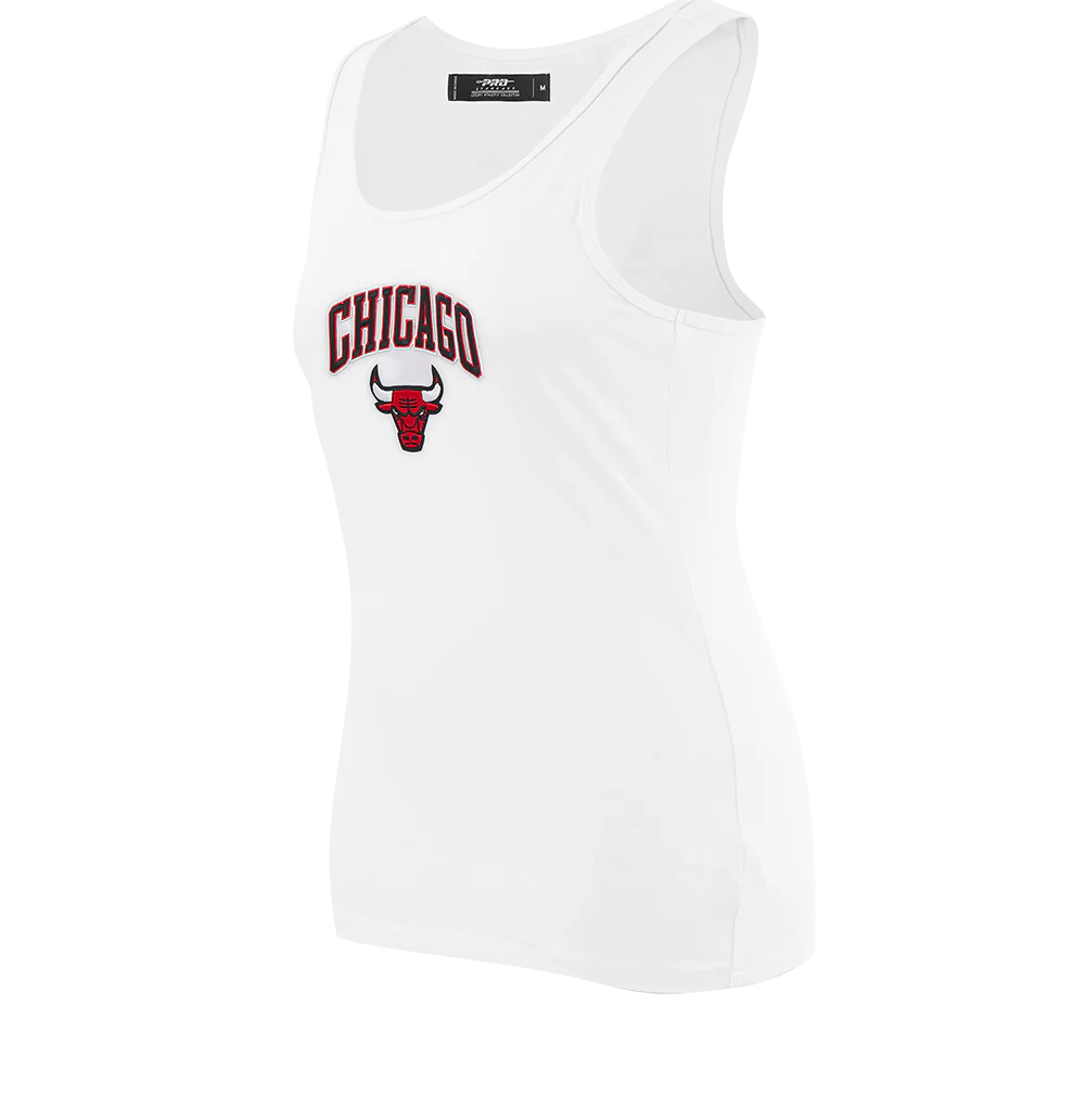 NBA CHICAGO BULLS CLASSIC WOMEN'S RACERBACK (WHITE) - Image 2