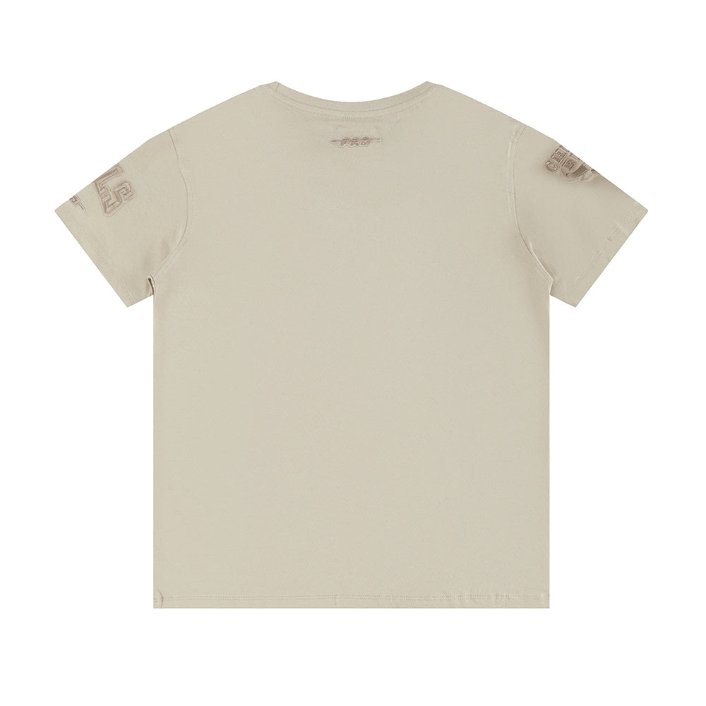 NBA CHICAGO BULLS NEUTRAL BIG BOYS SINGLE JERSEY TEE (TAUPE) - Image 4