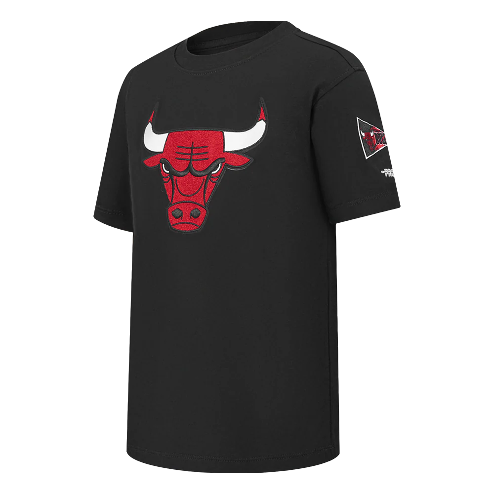 NBA CHICAGO BULLS RETRO CLASSIC SINGLE JERSEY BIG BOYS SINGLE JERSEY TEE (BLACK) - Image 2