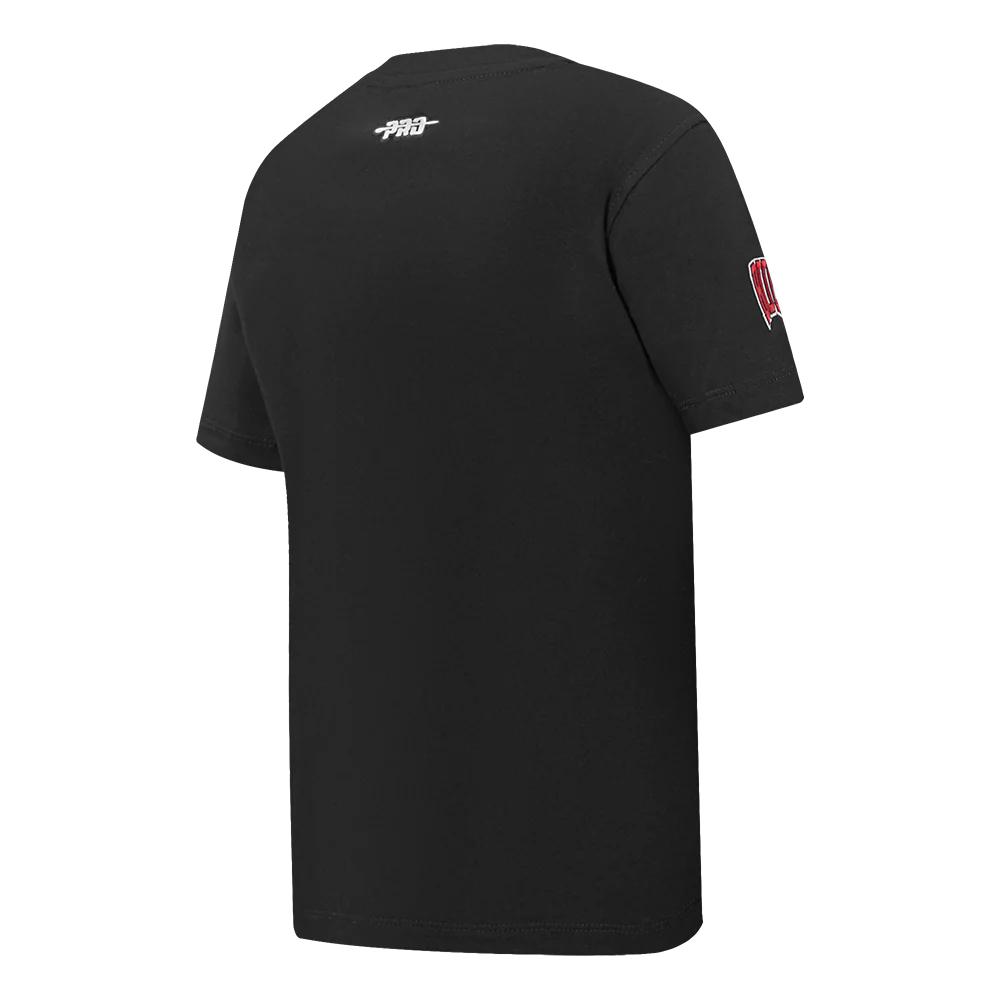 NBA CHICAGO BULLS RETRO CLASSIC SINGLE JERSEY BIG BOYS SINGLE JERSEY TEE (BLACK) - Image 4