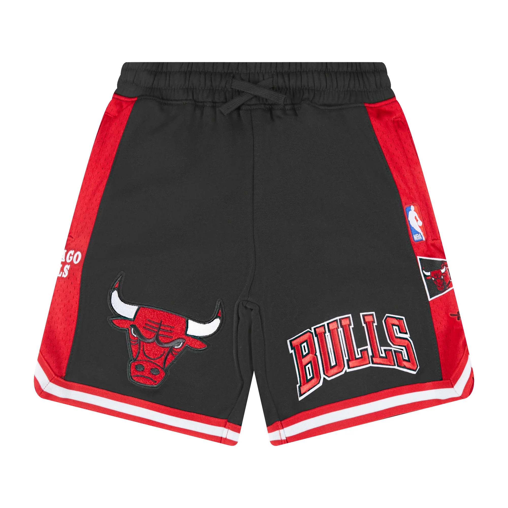 NBA CHICAGO BULLS RETRO CLASSIC BIG BOYS FLEECE 2.0 SHORT (BLACK/RED)