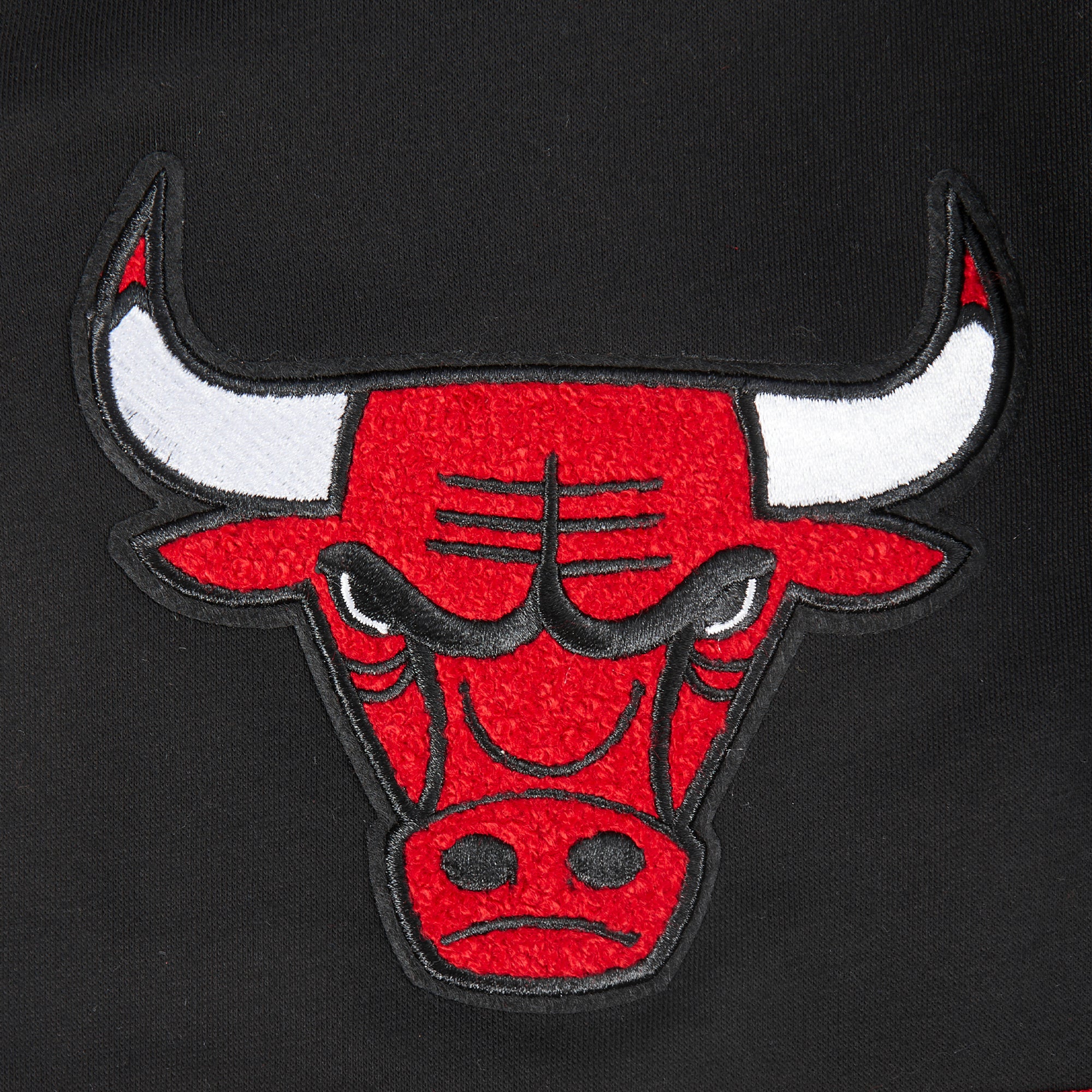NBA CHICAGO BULLS RETRO CLASSIC BIG BOYS FLEECE 2.0 SHORT (BLACK/RED) - Image 3
